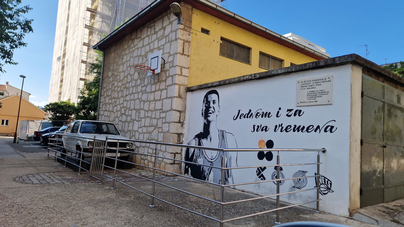 Dražen Petrović Monument "Basket&Car"