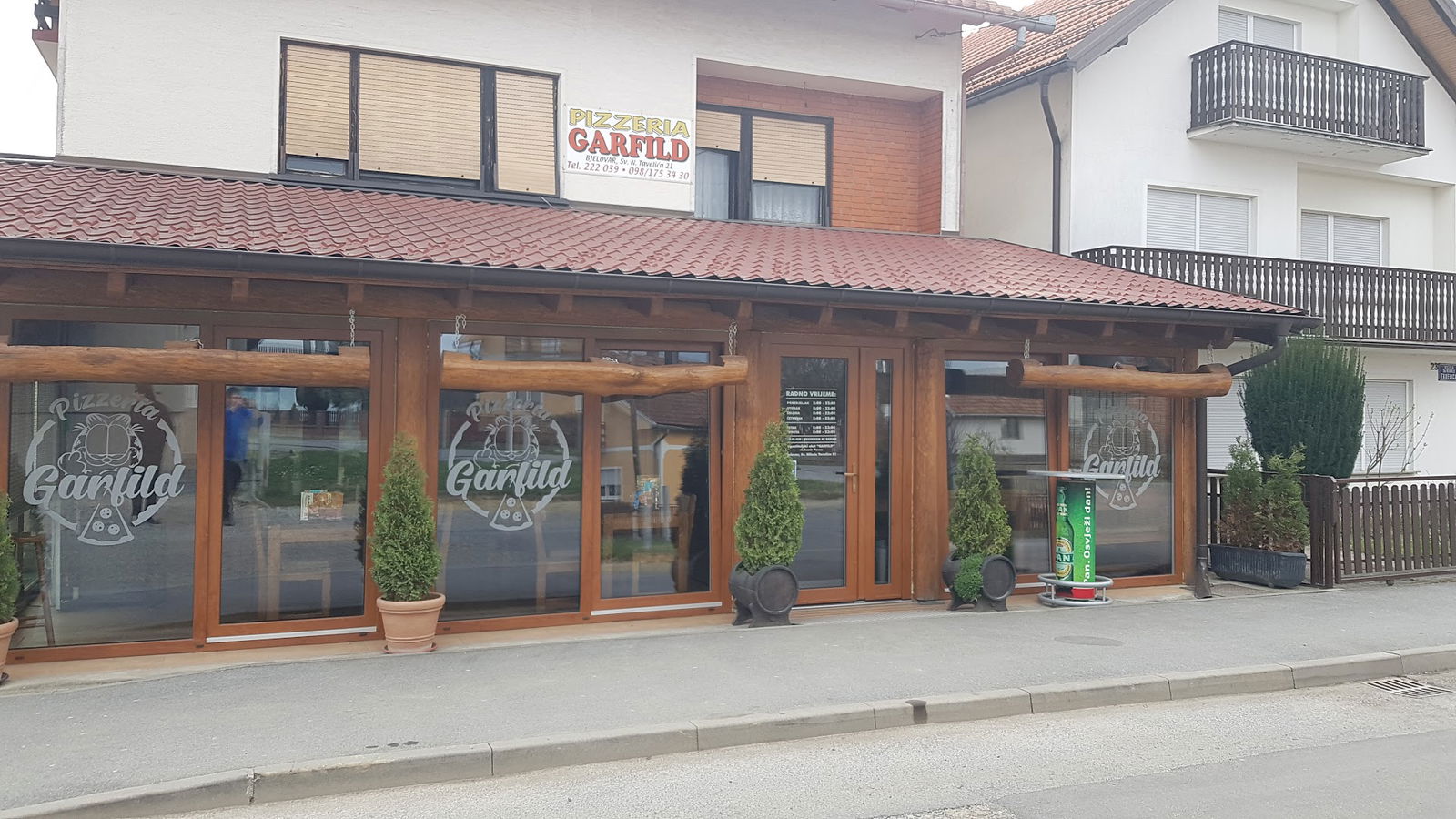 Garfild, pizzeria Bjelovar