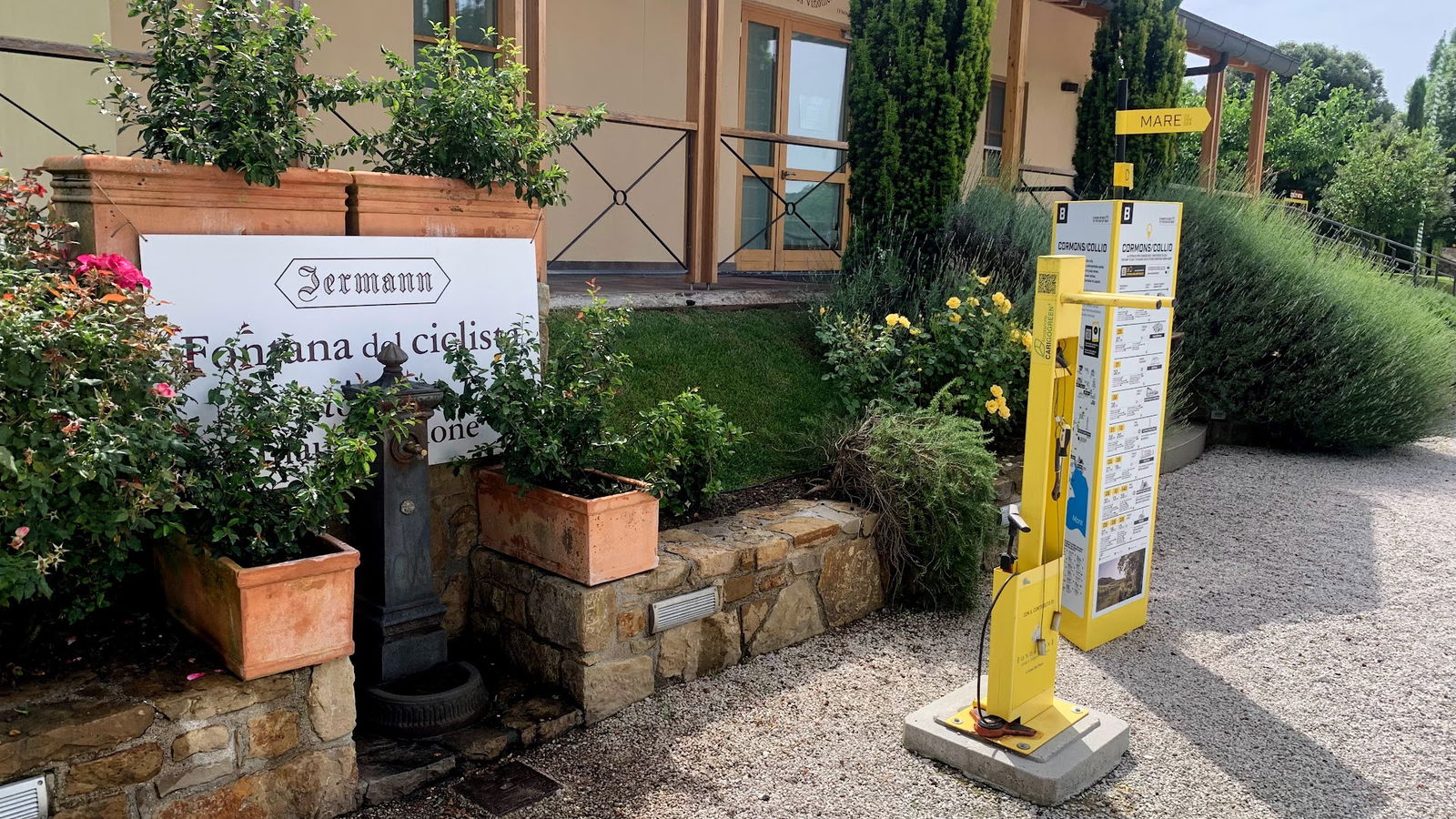 La Fontana dei Ciclisti Jermann