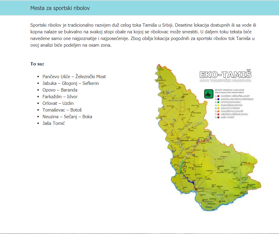 Eko Tamiš - Novi turistički proizvod