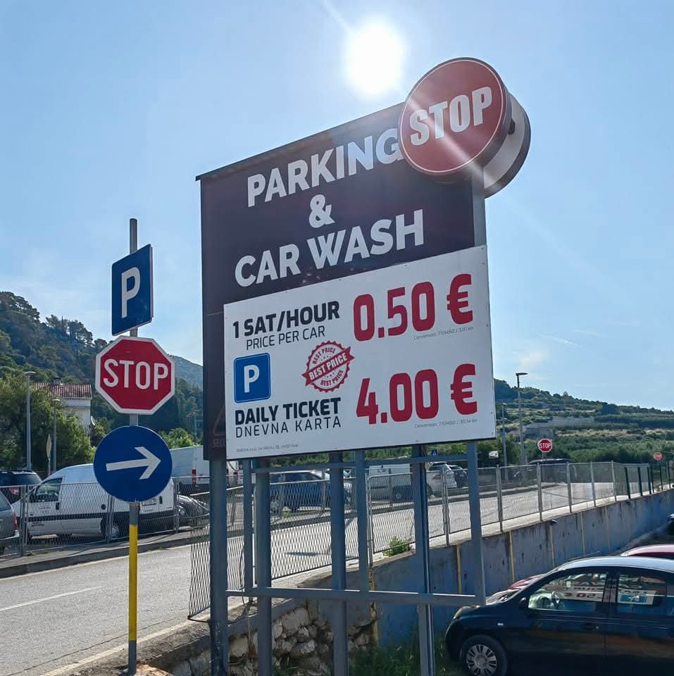 Cheapest parking in the City of Hvar