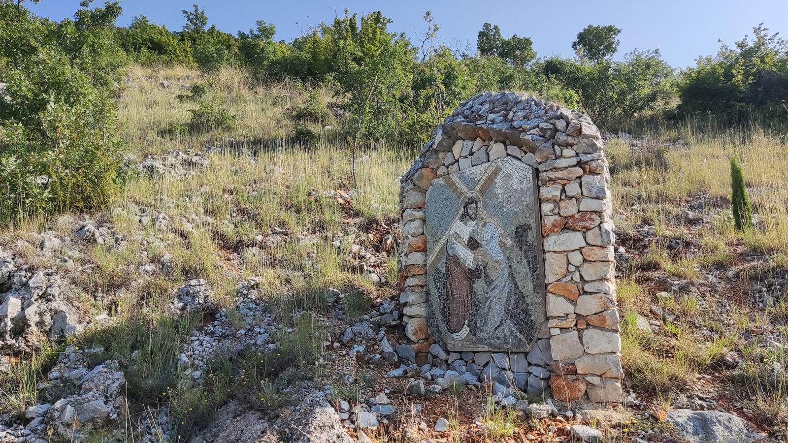 Via Crucis Gorica - 4. station (author Drago Bušić)