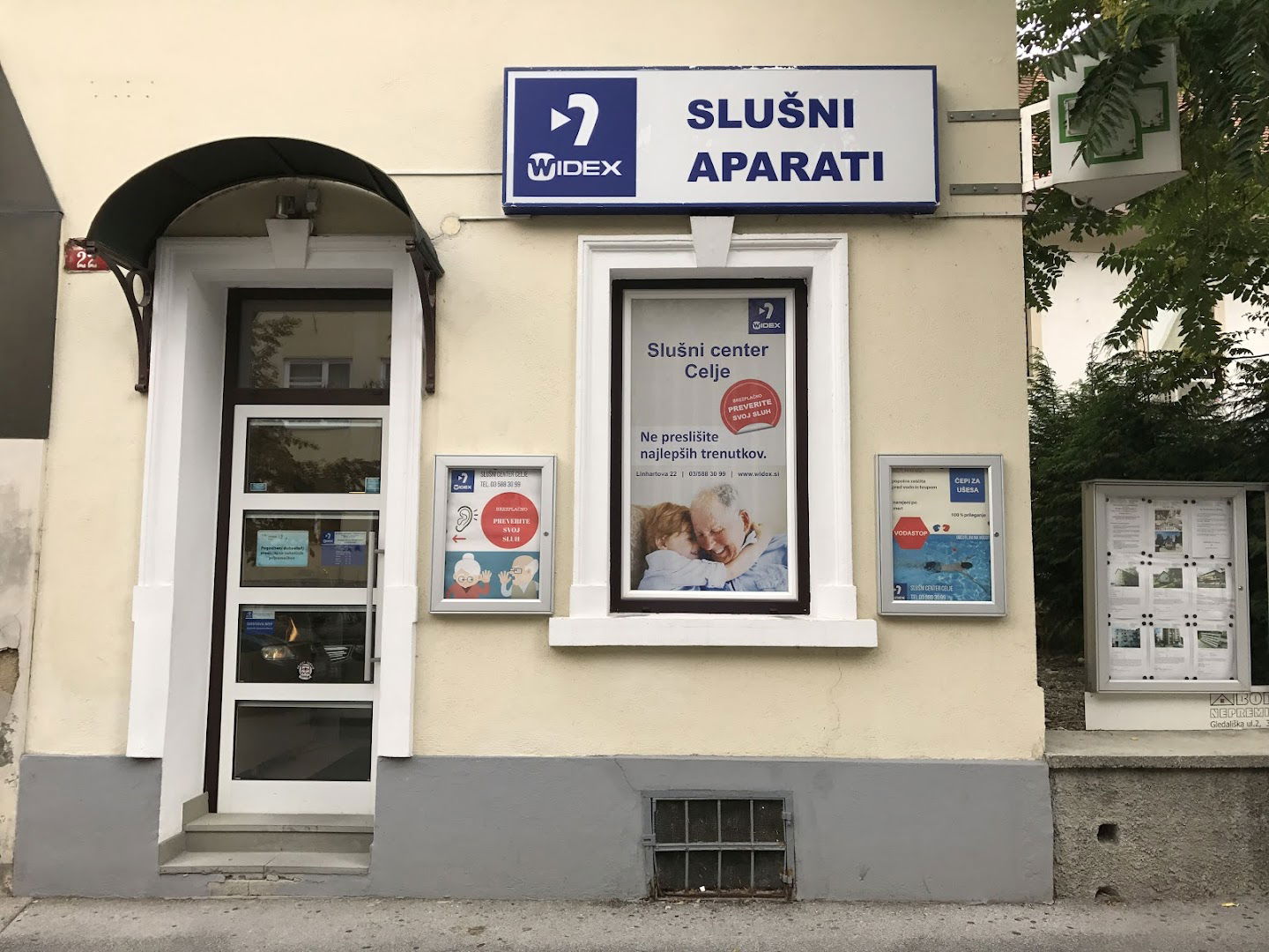 Slušni Aparati-Widex d.o.o., izdelava, vzdrževanje in distribucija Slušnih pripomočkov, poslovna enota Celje