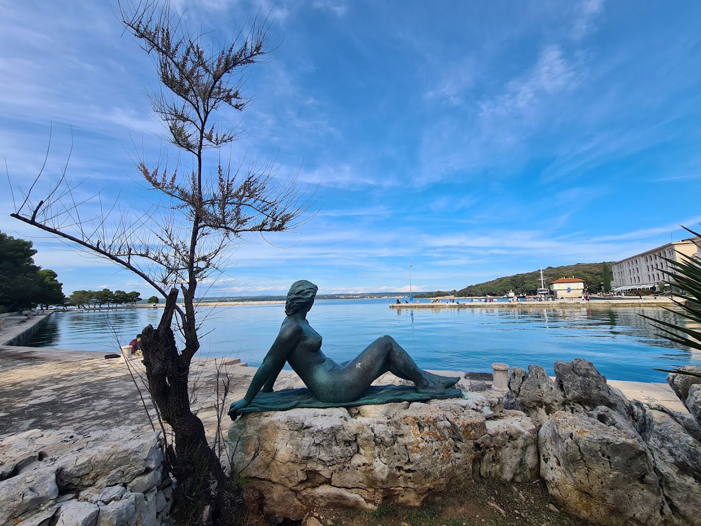 Bather sculpture, NP Brijuni