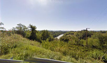 La confluenza dei fiumi Pevmica e Isonzo