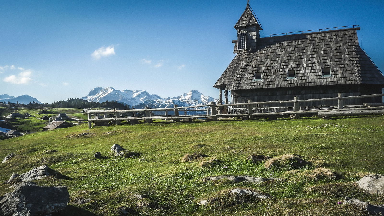 Flower fields in Velika Planina