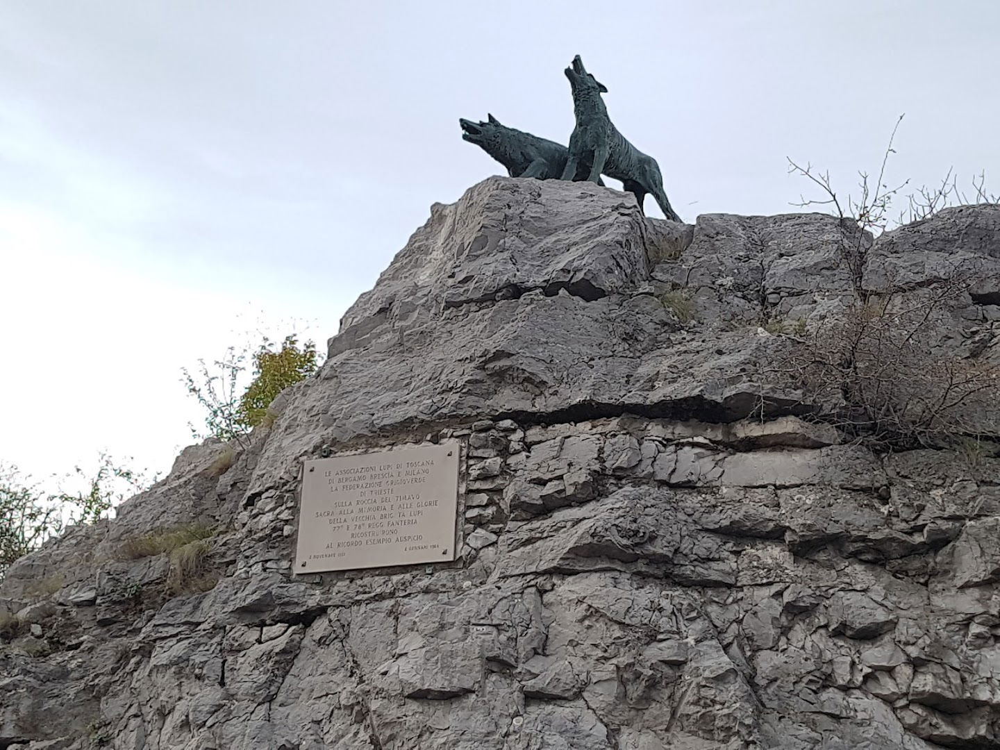 Monument to the "Tuscan Wolves"