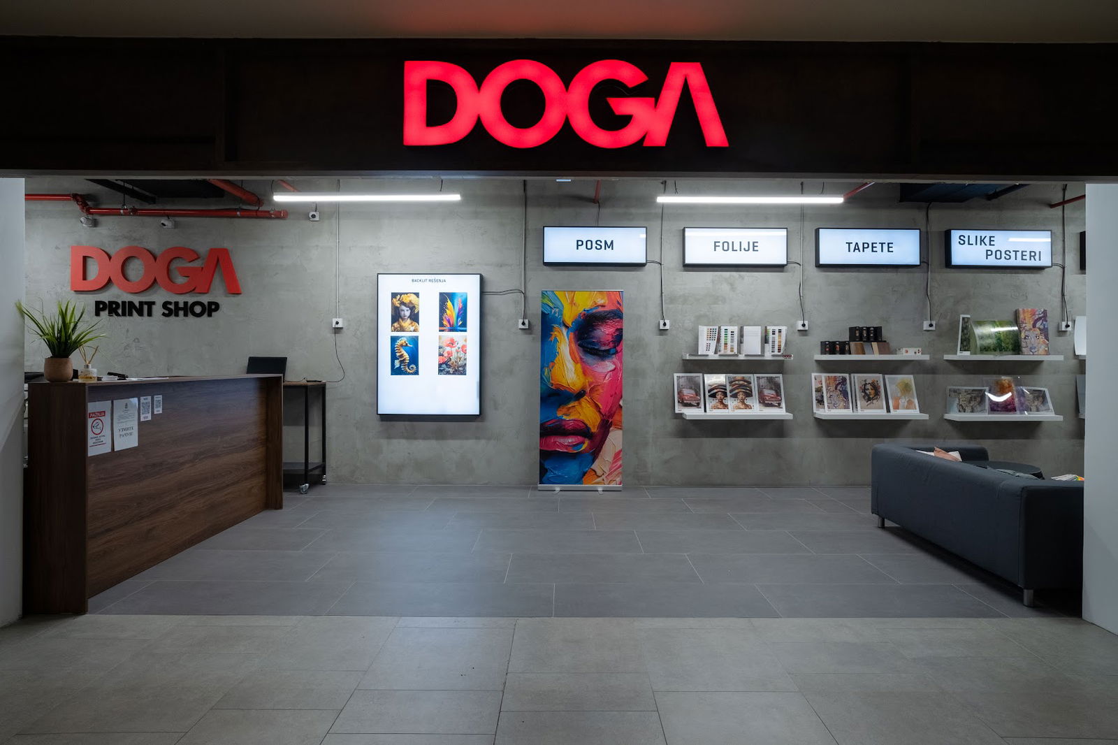 DOGA print shop - Fotokopirnica BW Galerija