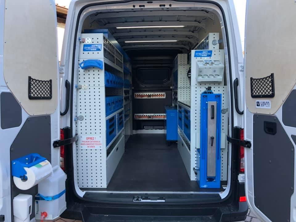 CORVITO - Obloge furgona - pokretne radionice