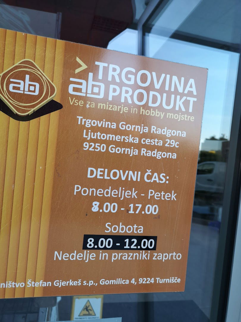 Štefan Gjerkeš, s.p., TRGOVINA AB PRODUKT