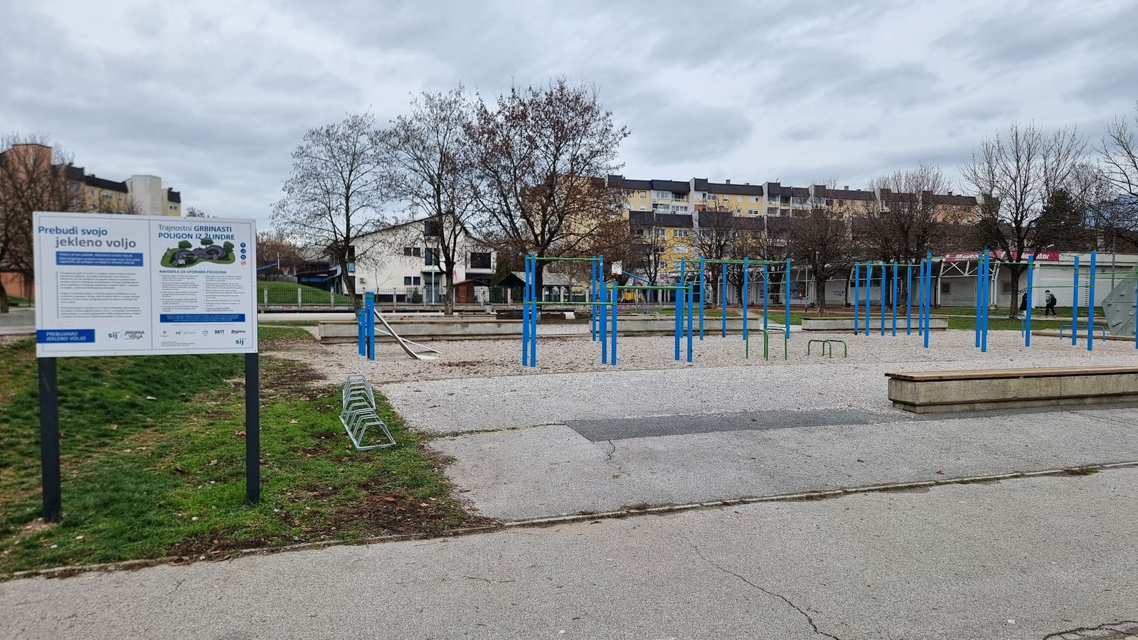 Climb-up Streetworkout park Planina, Kranj