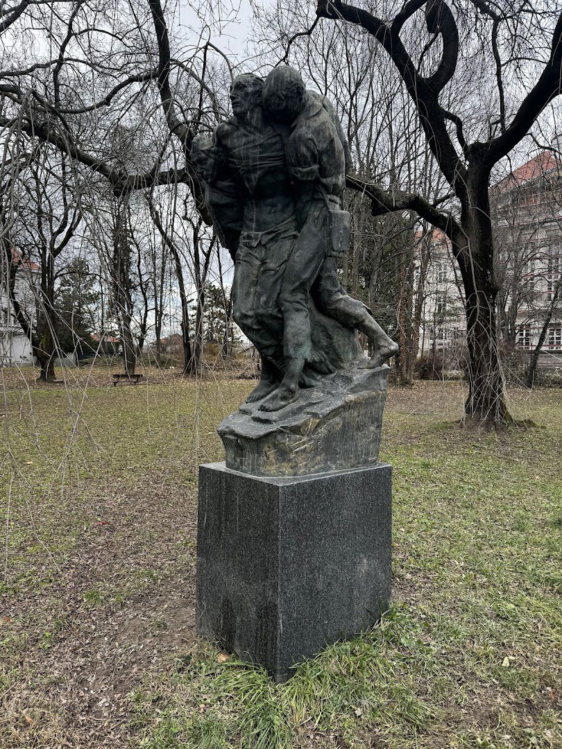 Antifascist Memorial ("Nošenje ranjenika") by Antun Augustinčić