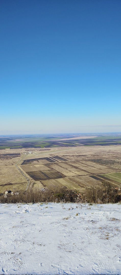 Paragliding takeoff Vršac Fortress
