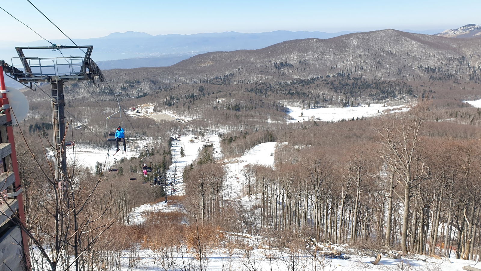 Vidikovac - vrh skijališta i početak skijaških staza