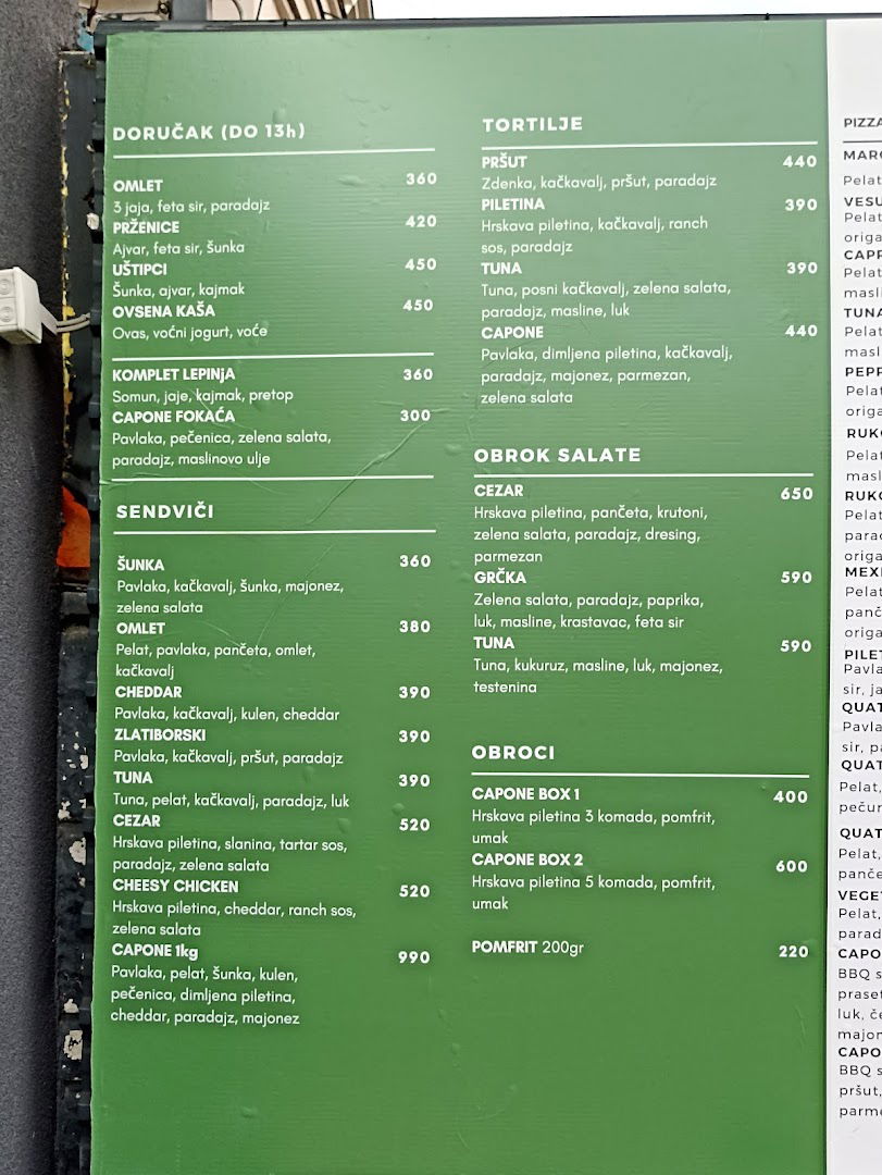 CAPONE FOOD - najbolja pizza u gradu