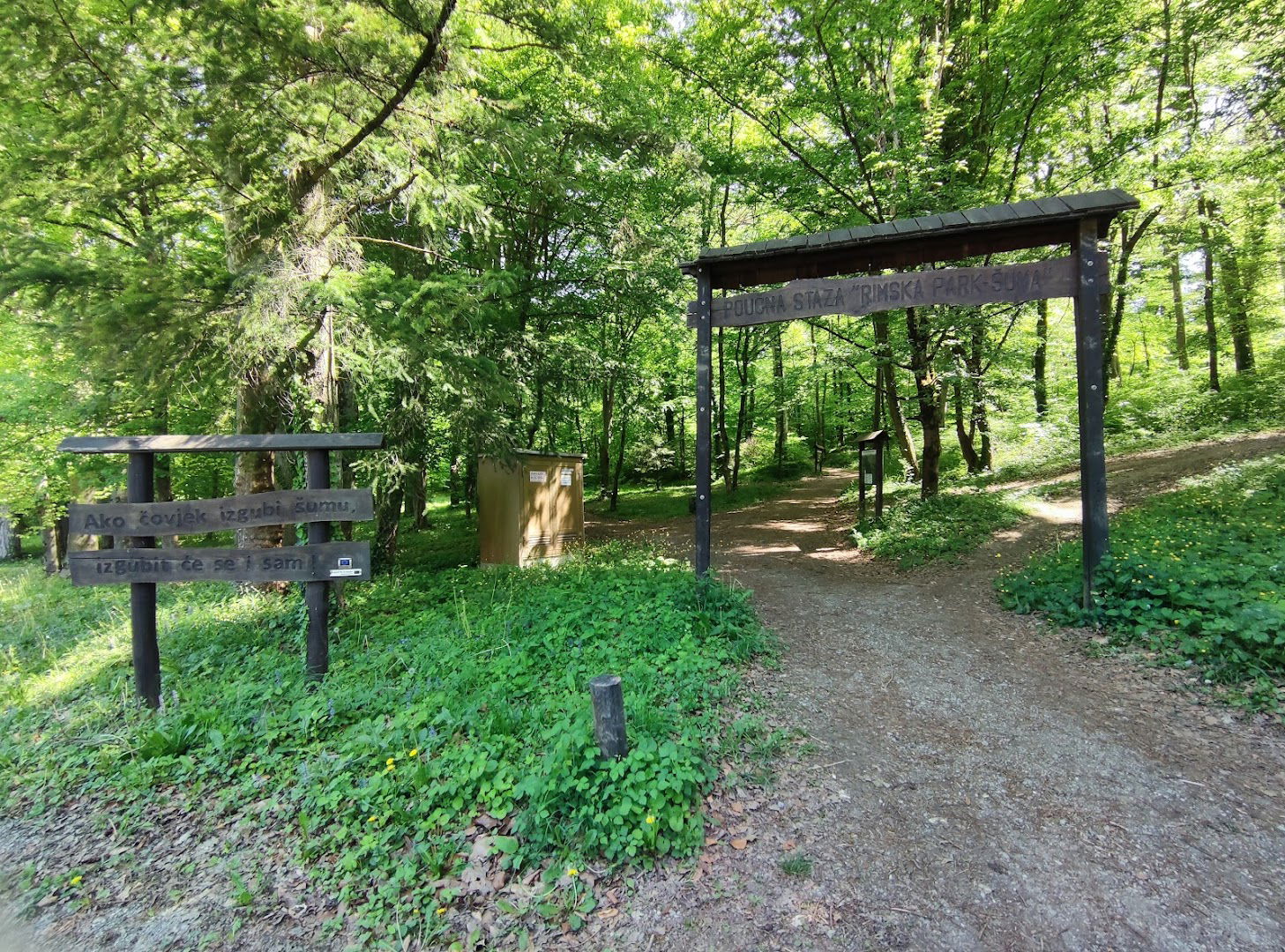 Ulaz u Rimsku park šumu