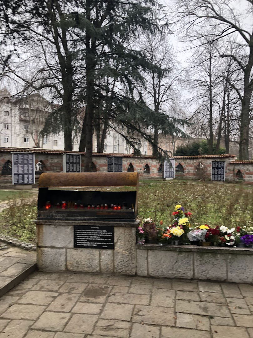 Vrt sećanja (rasipanje pepela), deo Novog Groblja