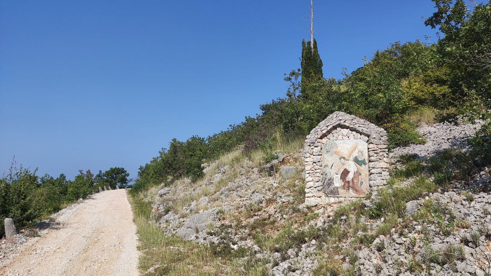 Via Crucis Gorica - 6. station (author Drago Bušić)
