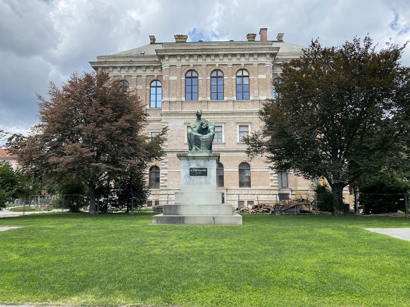 Statue of J.J. Strossmayer by Ivan Meštrović