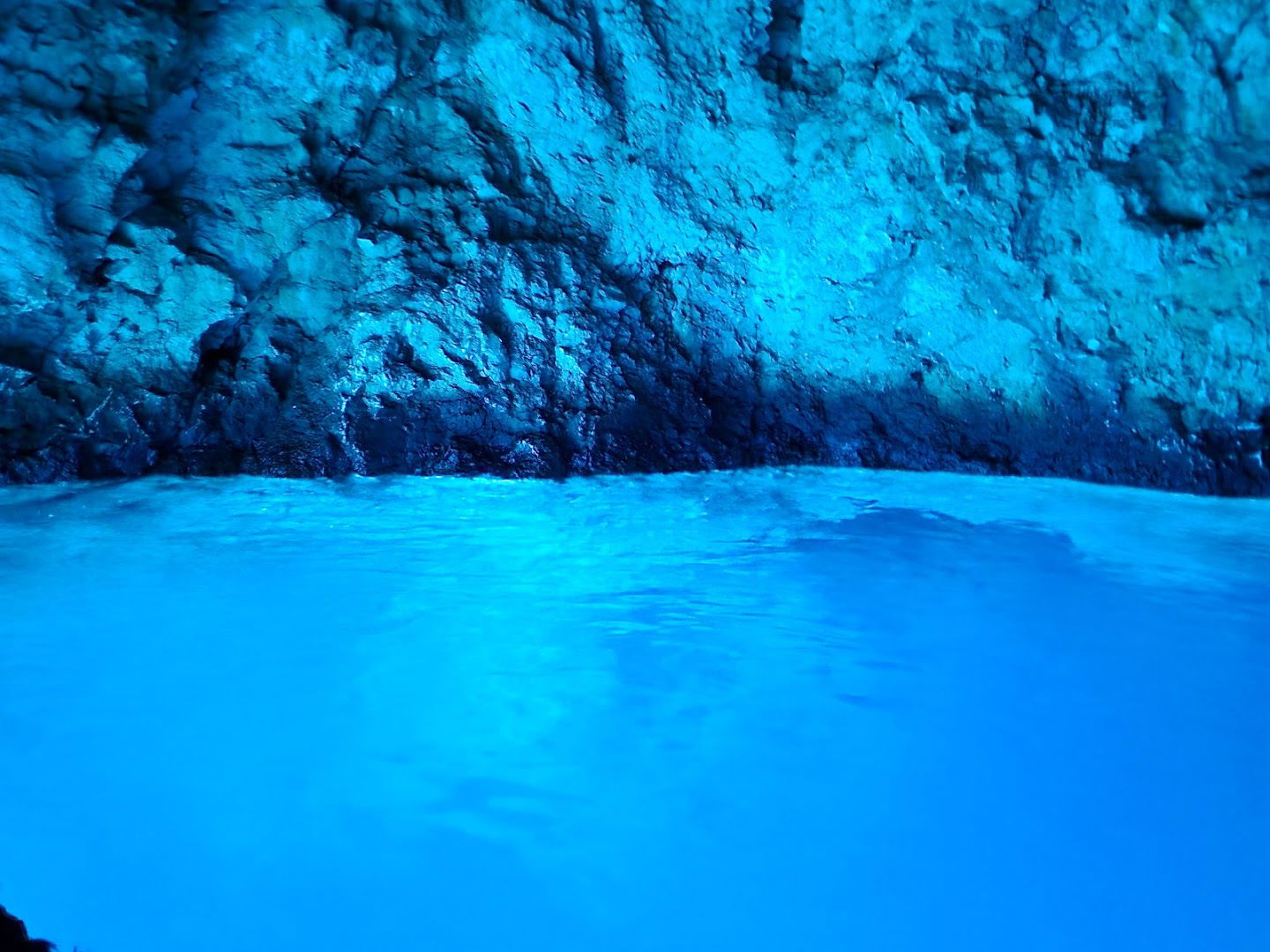 Split Blue Cave