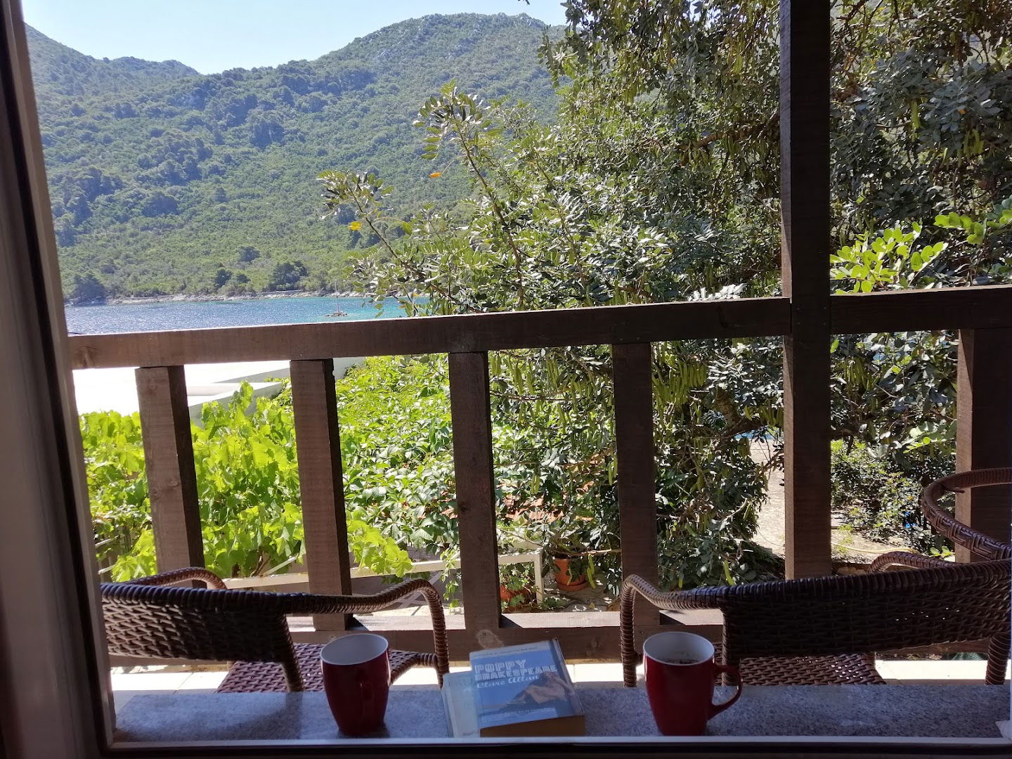 Calm lagoon at sea 1 n 2