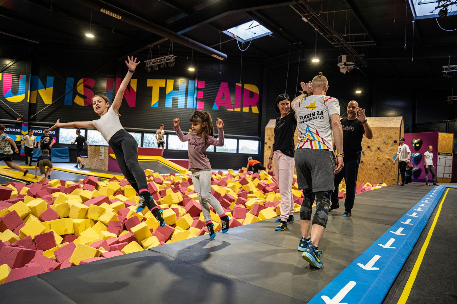 WOOP! Fun park Ljubljana (Trampolin park)