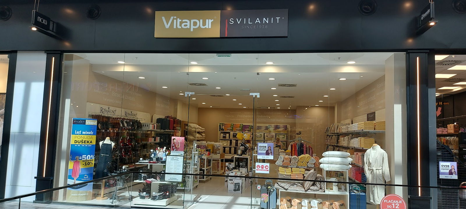 Vitapur Beograd BIG Fashion Shopping Center - dušeci, jastuci...