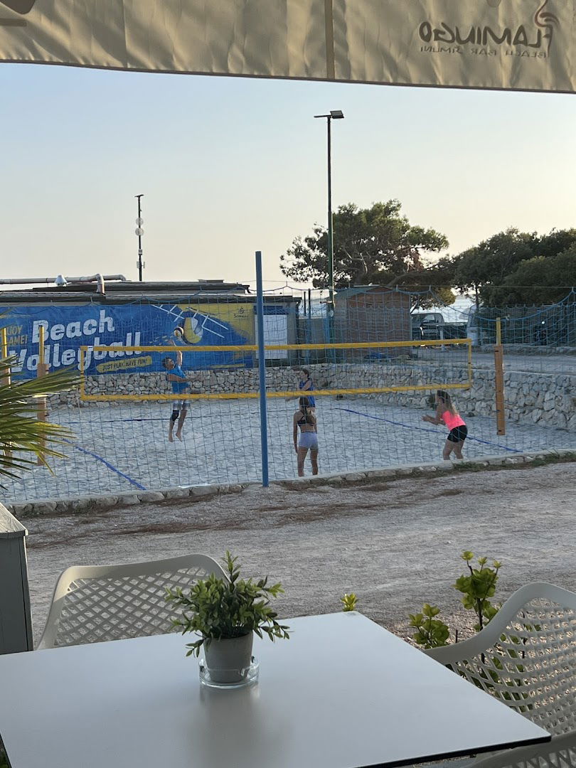 Beach volleyball field