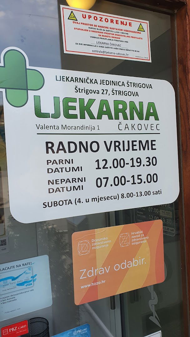 Ljekarna Čakovec Štrigova