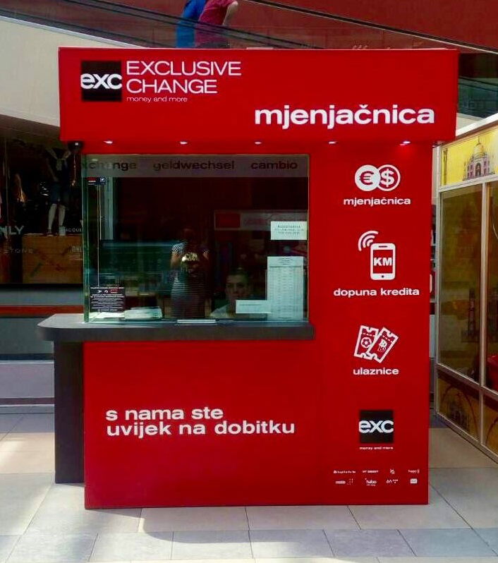 Mjenjačnica Exclusive Change Shopping City Džananović Zenica