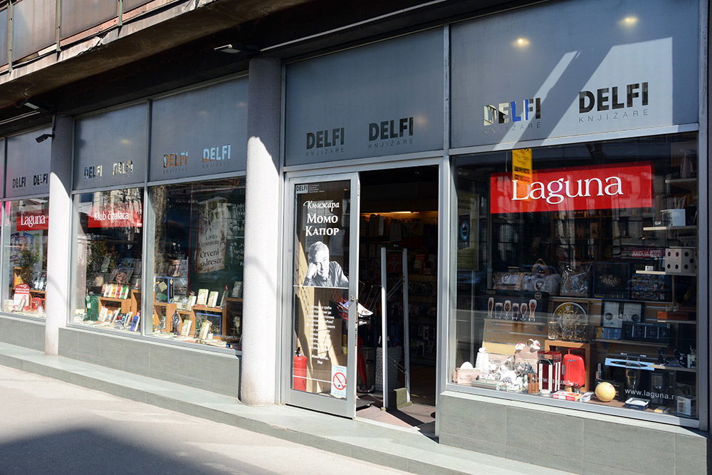 Delfi knjižara „Momo Kapor“ | Laguna – klub čitalaca