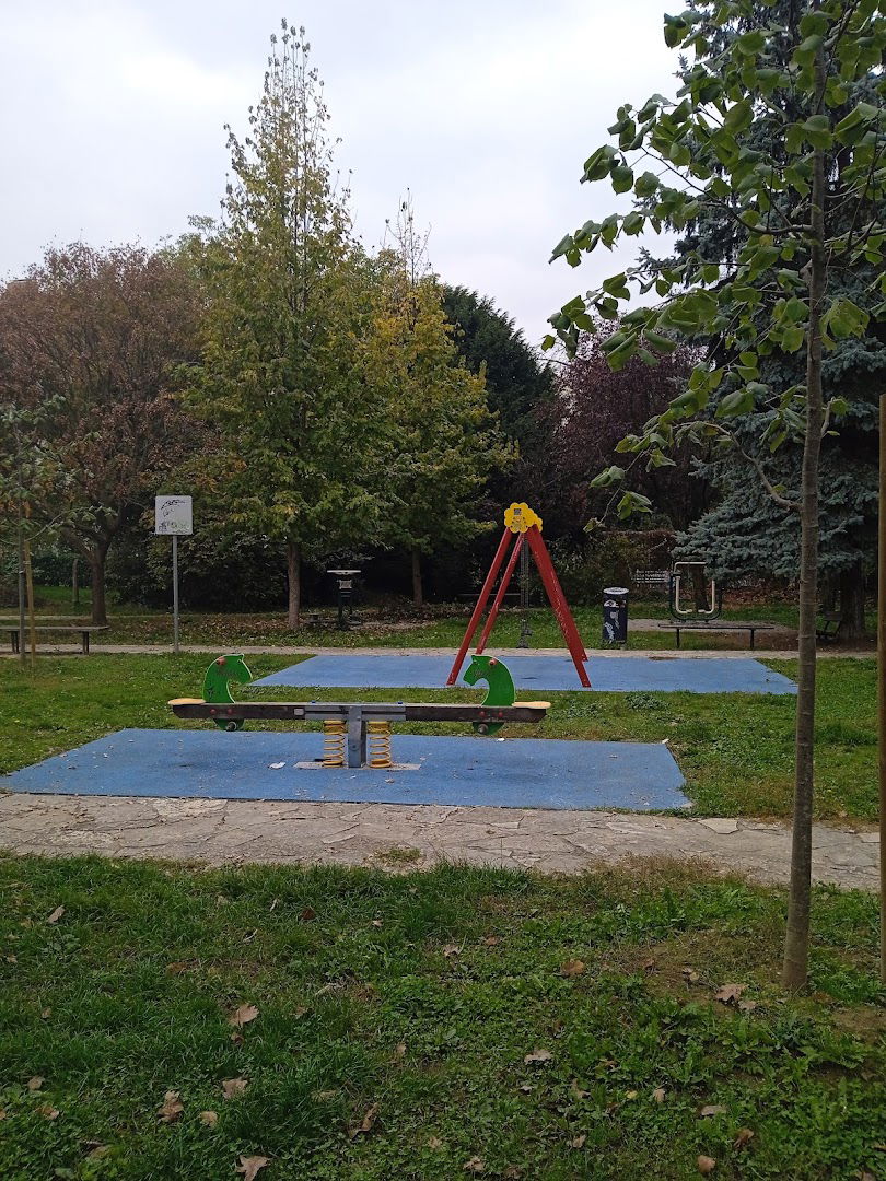 Children playground and dog park