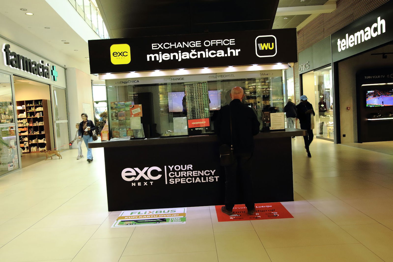 Mjenjačnica Exclusive Change Zagreb Avenue Mall Kiosk