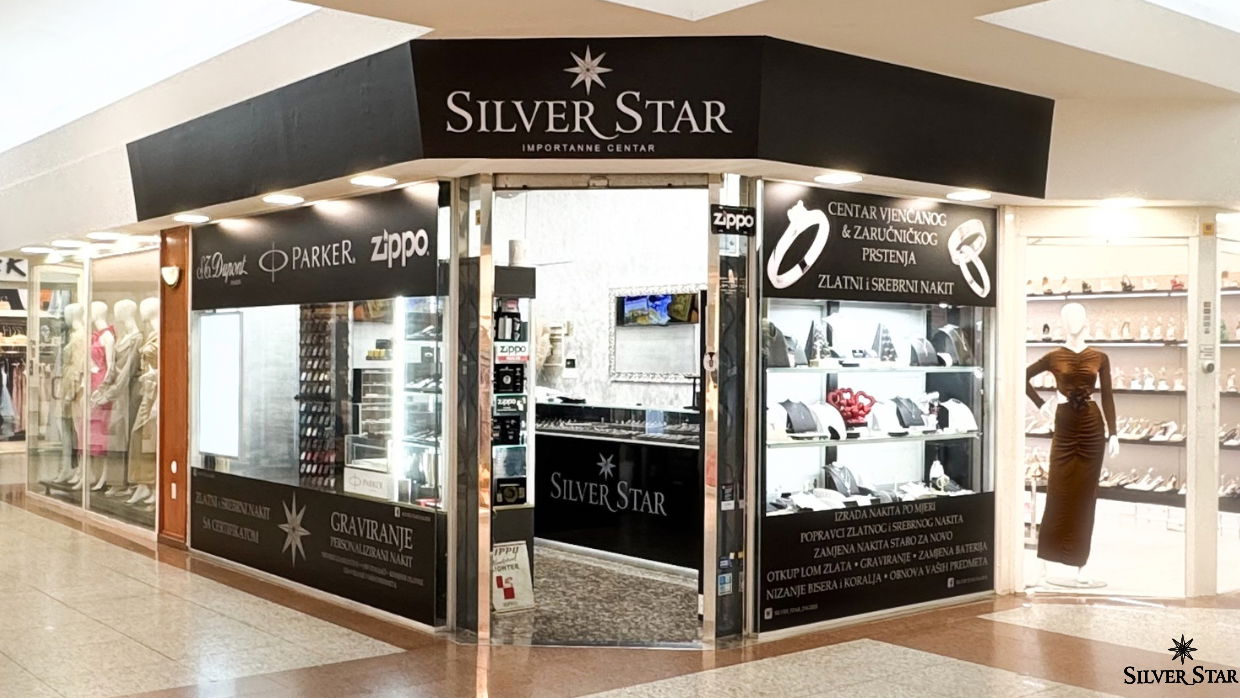 Silver Star - Importanne centar - lokal 93 - prodaja i graviranje Zippo original upaljači