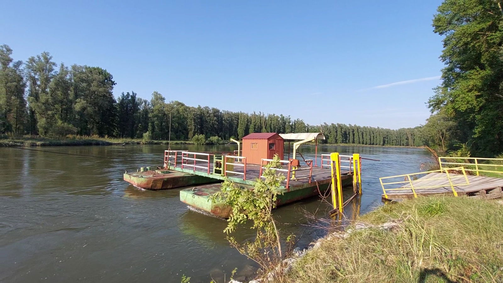 Skela preko Mure Podturen