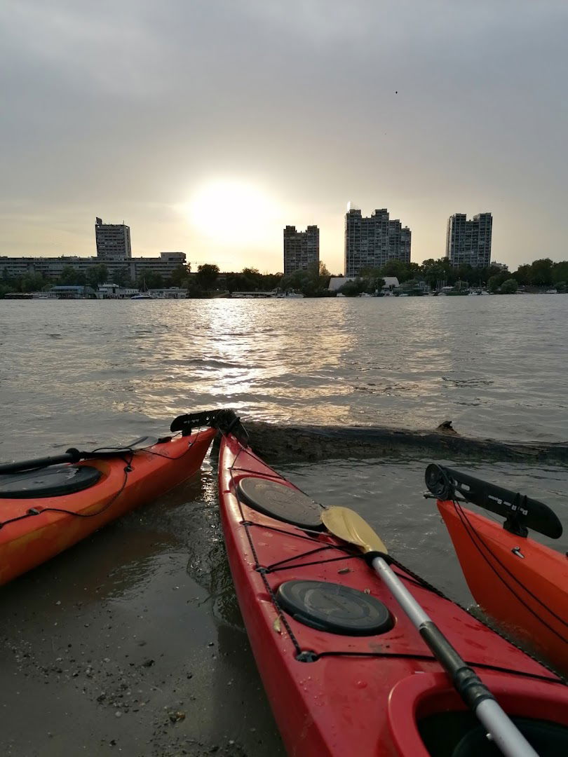 Kajak rekreacija Beograd - Kayak tours in Belgrade
