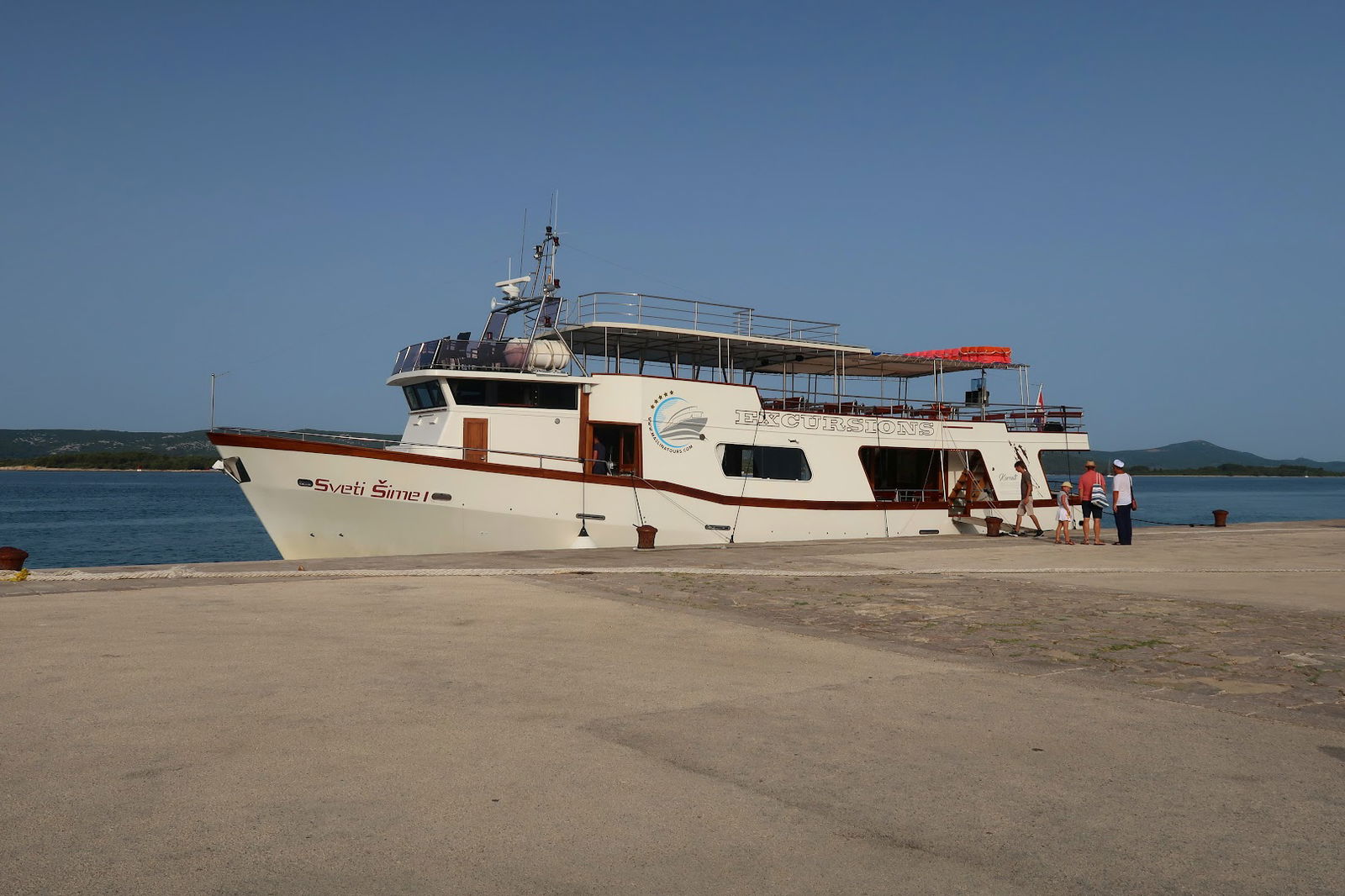 Sveti šime wycieczki statkiem