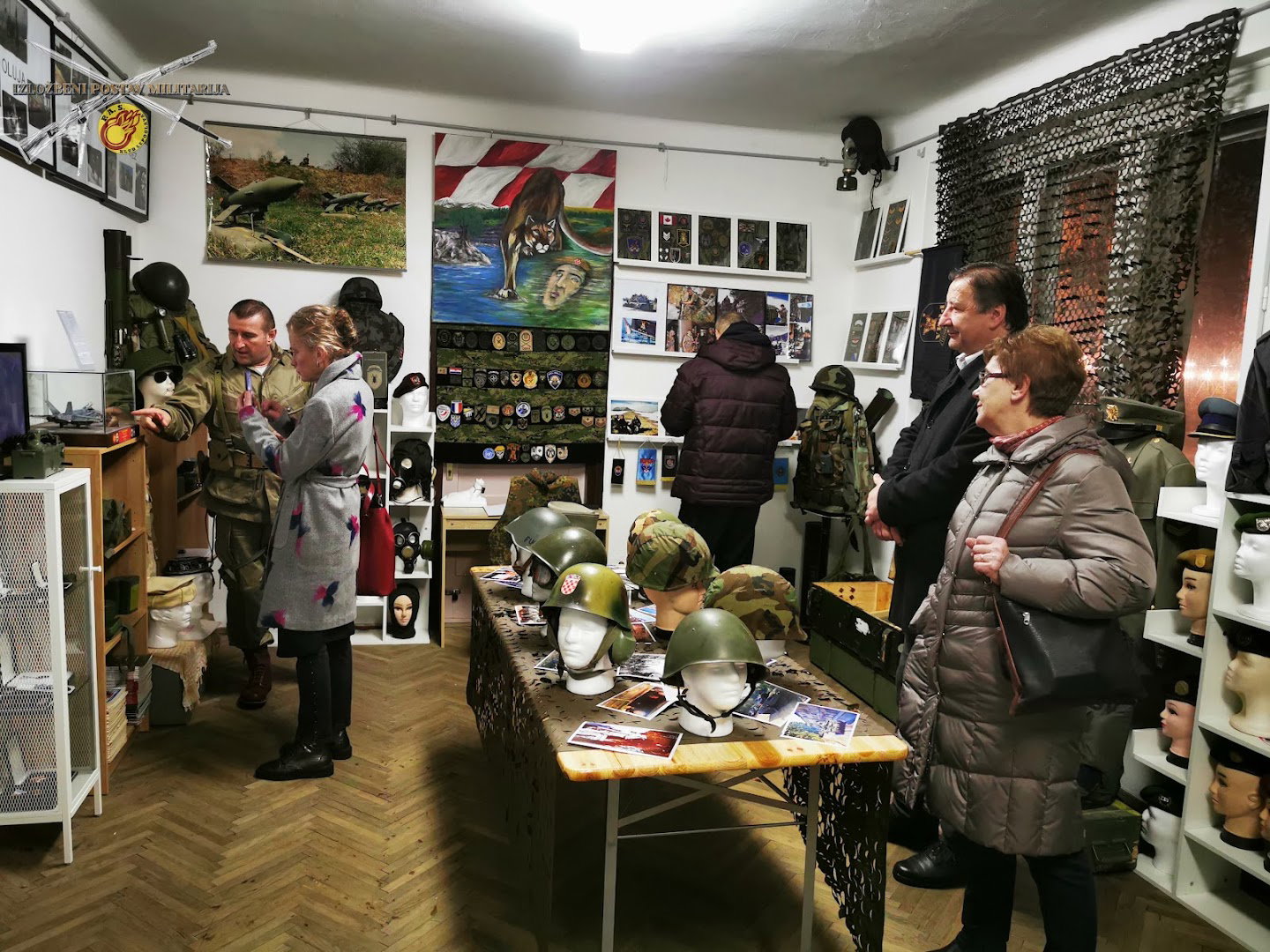P.A.S. KLUB LEPOGLAVA - Izložbeni postav militarija