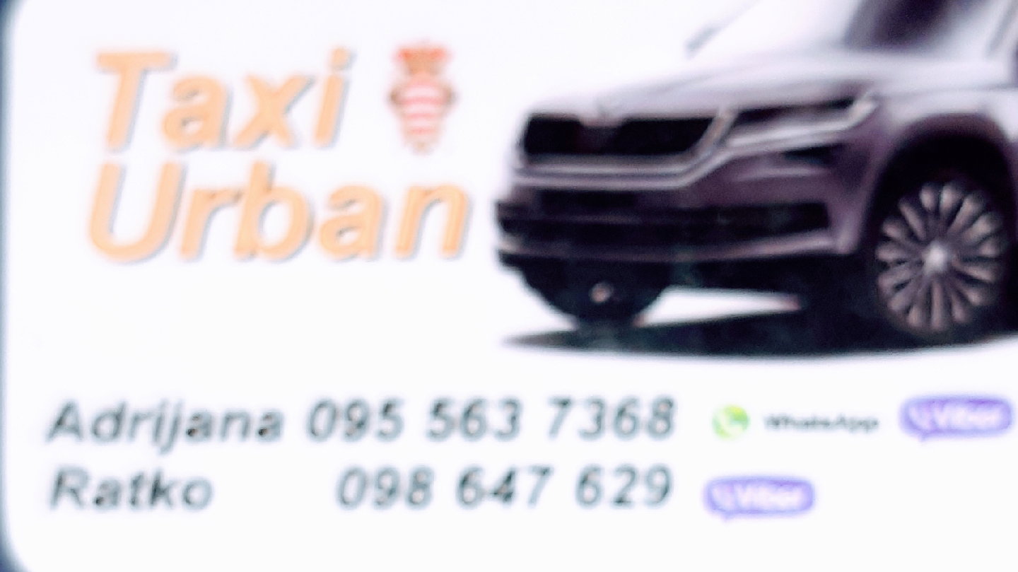 Auto taxi prijevoz Urban
