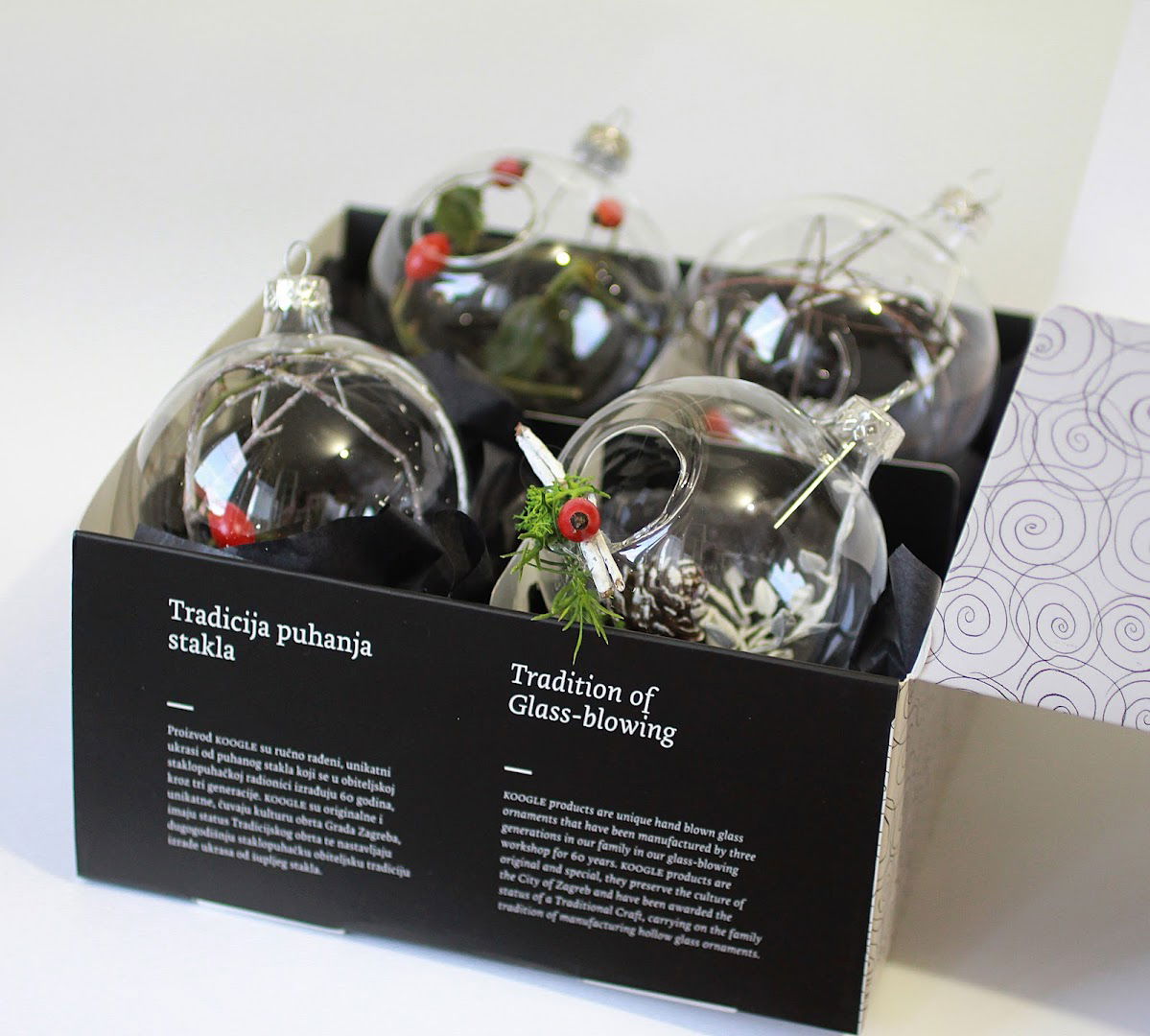 KOOGLE, Izrada predmeta od šupljeg stakla