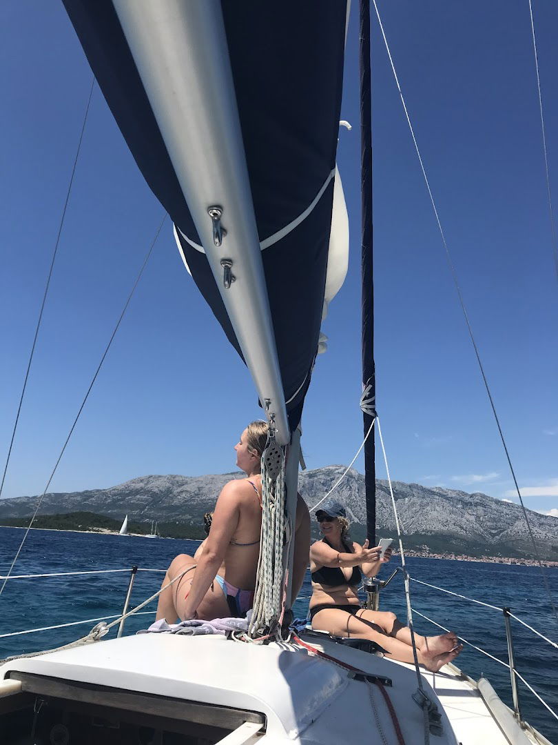 Sailing Korcula