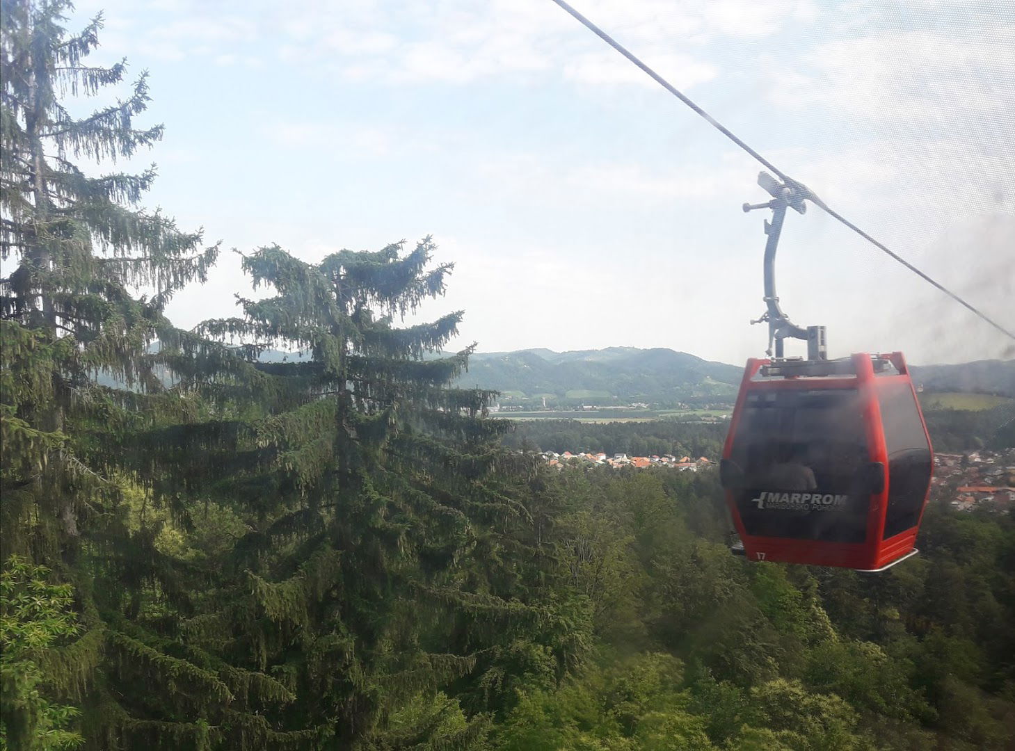 Parking under cable car station