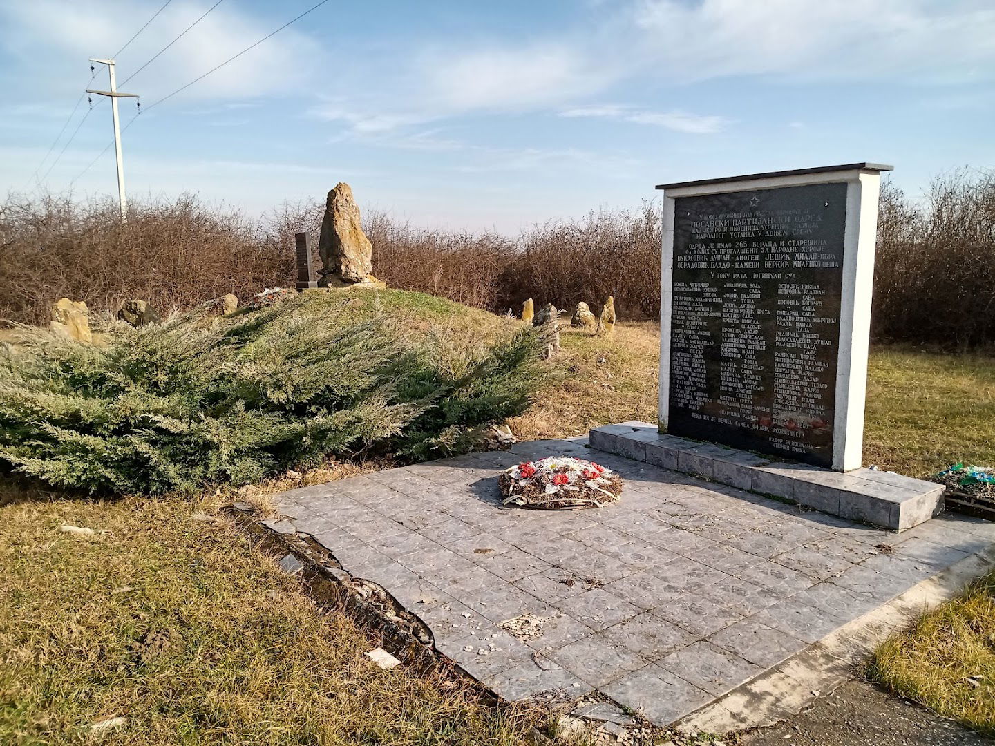 Споменик НОР - Посавски партизански одред