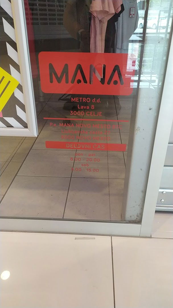 Metro trgovska družba D.D.,Poslovna enota Mana Novo mesto