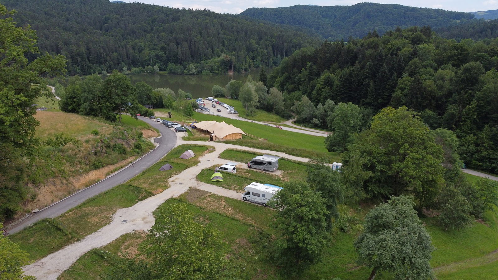 Mažijev grič Parking for motorhomes