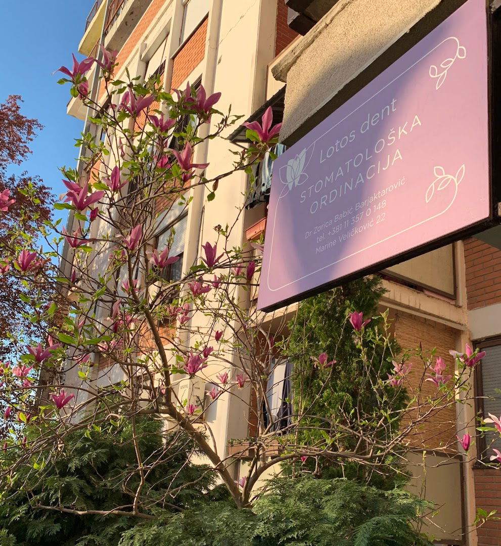 Stomatološka ordinacija „Lotos dent” – dr Zorica Babić Barjaktarović