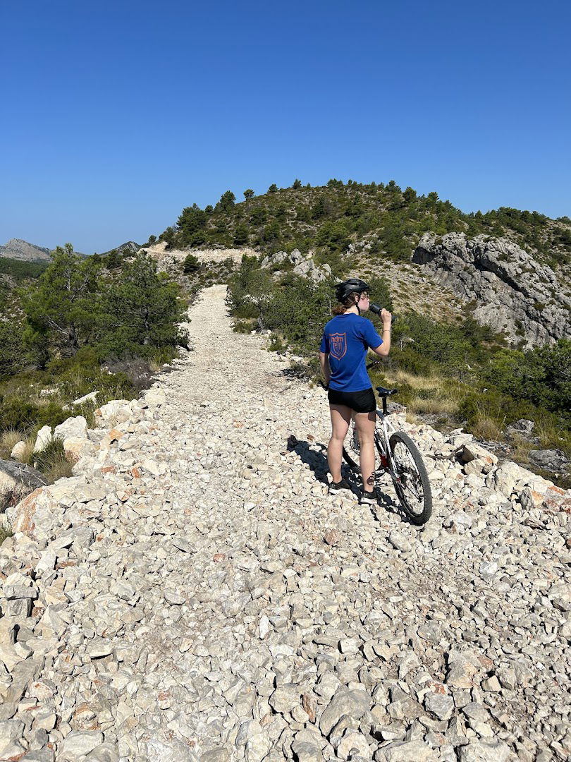 Viewpoint on a ridge road