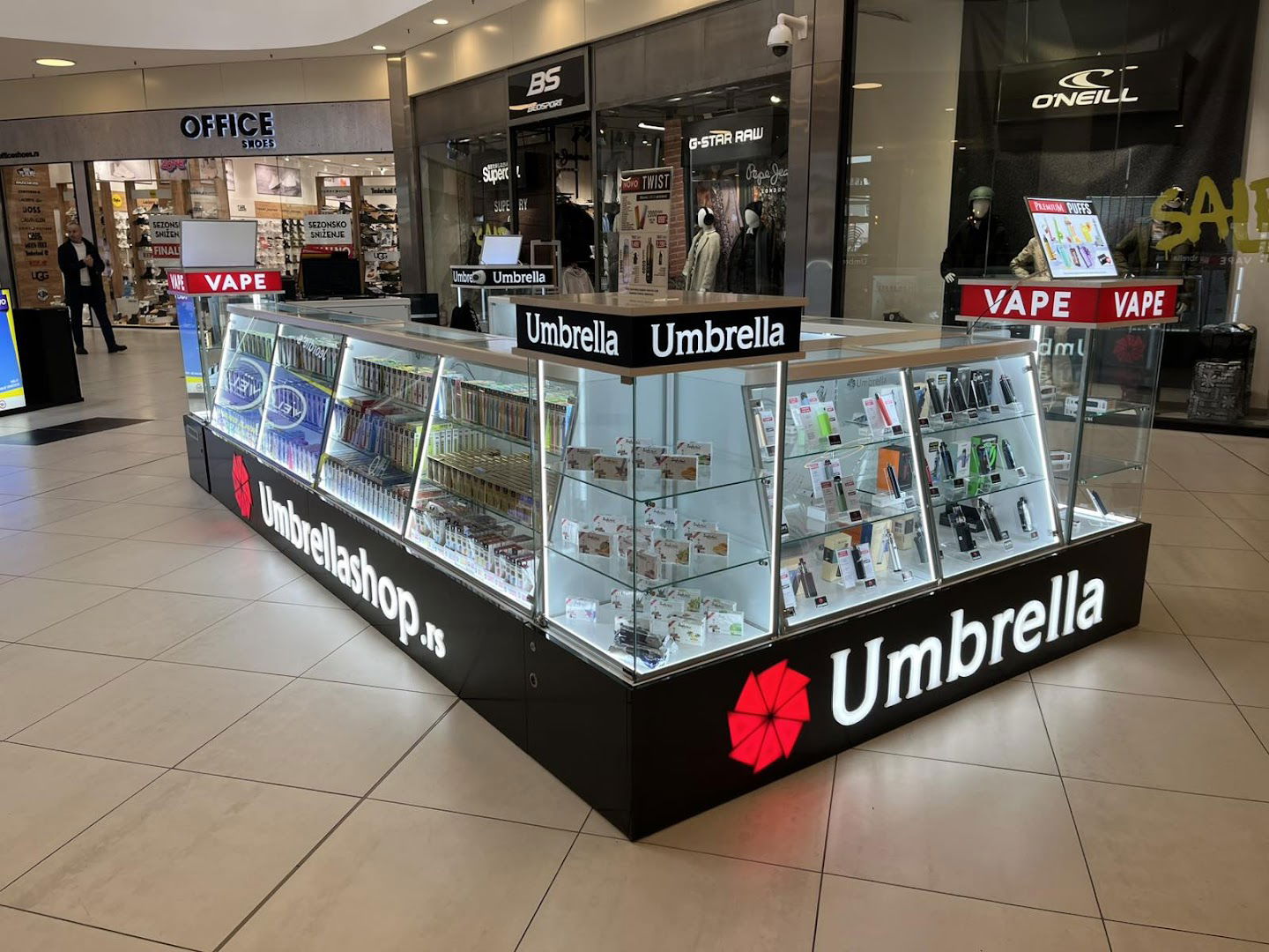 Vape Shop Umbrella Elektronske Cigarete BIG Novi Sad