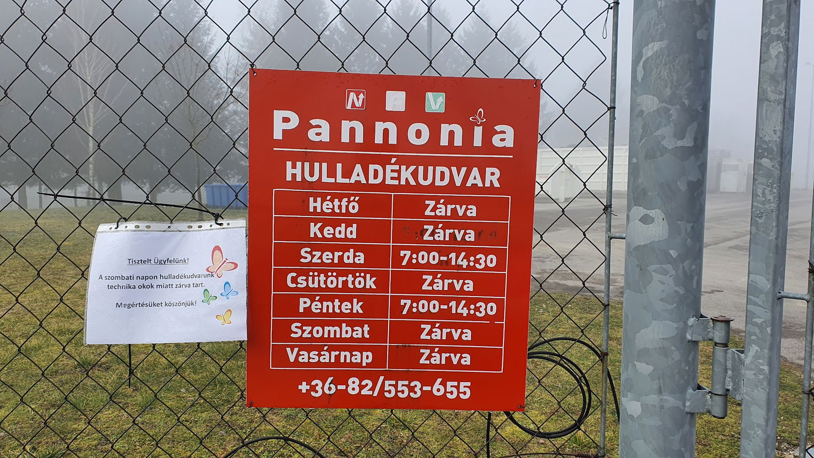 Hulladékudvar Csurgó - Viridis-Pannonia Nonprofit Kft.