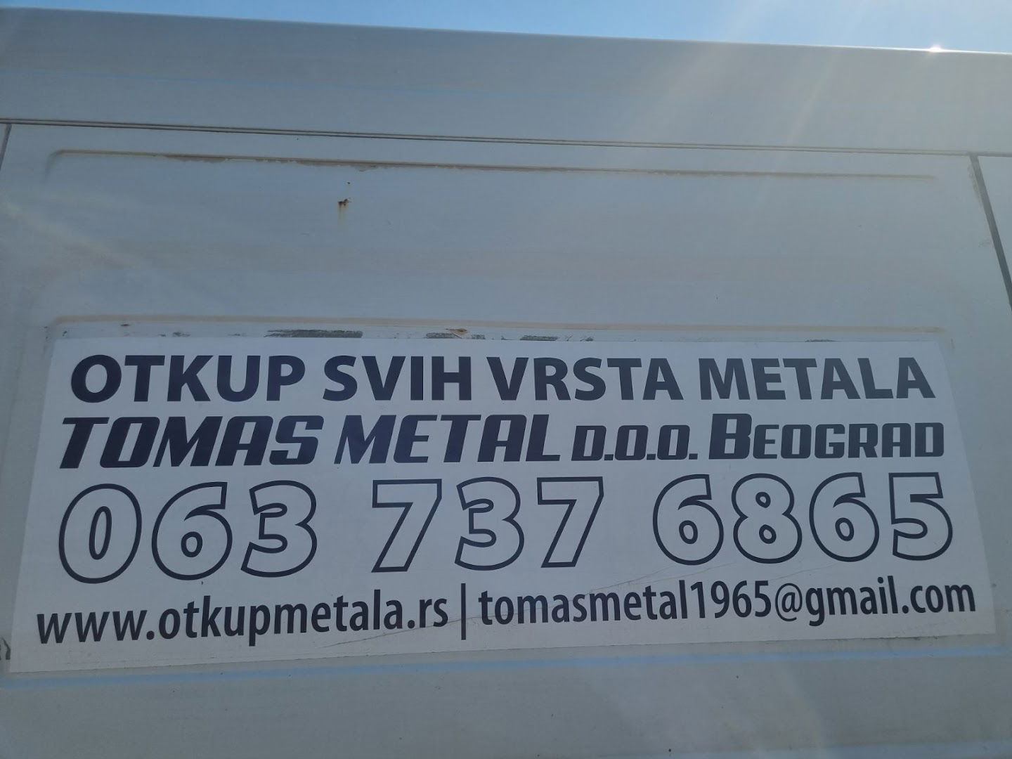 TOMAS Metal doo - Otkup sekundarnih sirovina